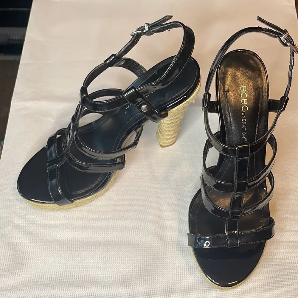 BCBGeneration caged platform sandals